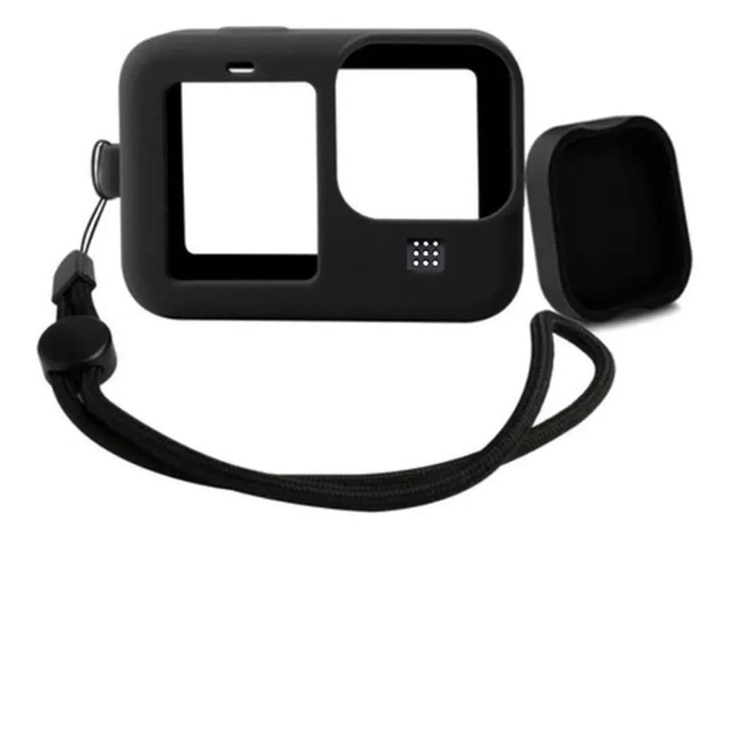 Capa de Silicone com Tampa para GoPro HERO 9/10/11/12