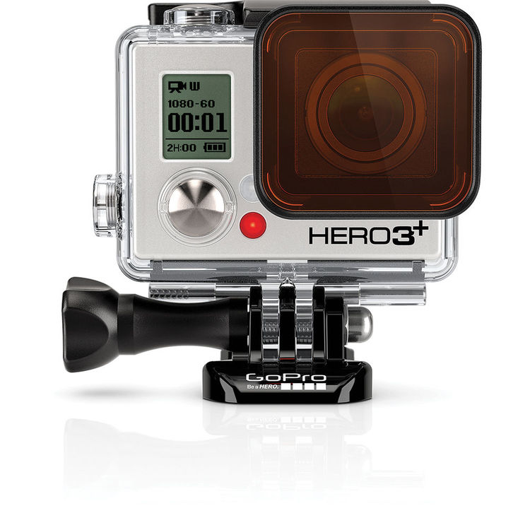 Filtro de Mergulho Vermelho Oficial GoPro para Caixa Standard (40m) HERO 3/3+/4 - ABDFR-301