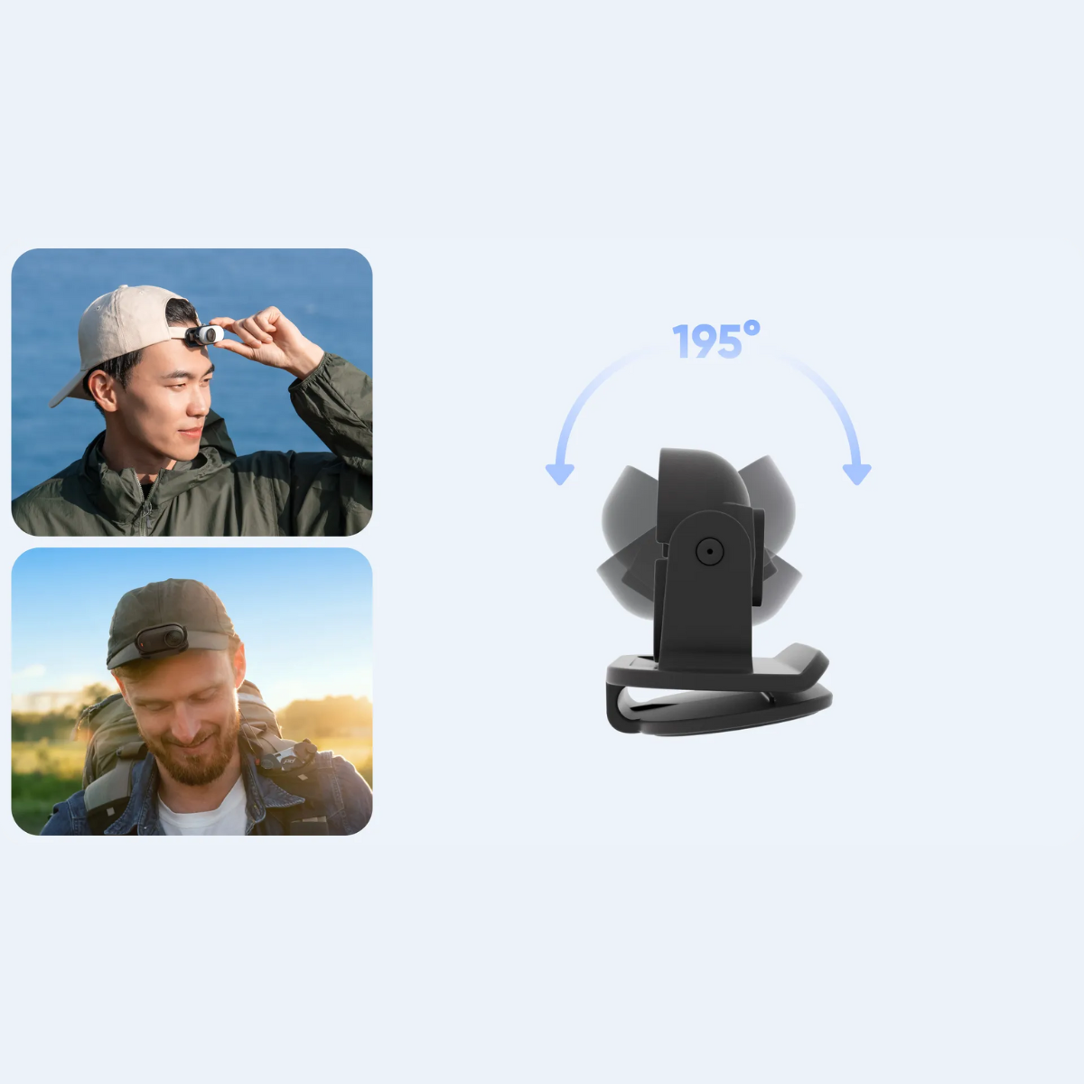 Suporte Easy Clip Original para Insta360 GO3 e GO3S - Openbox