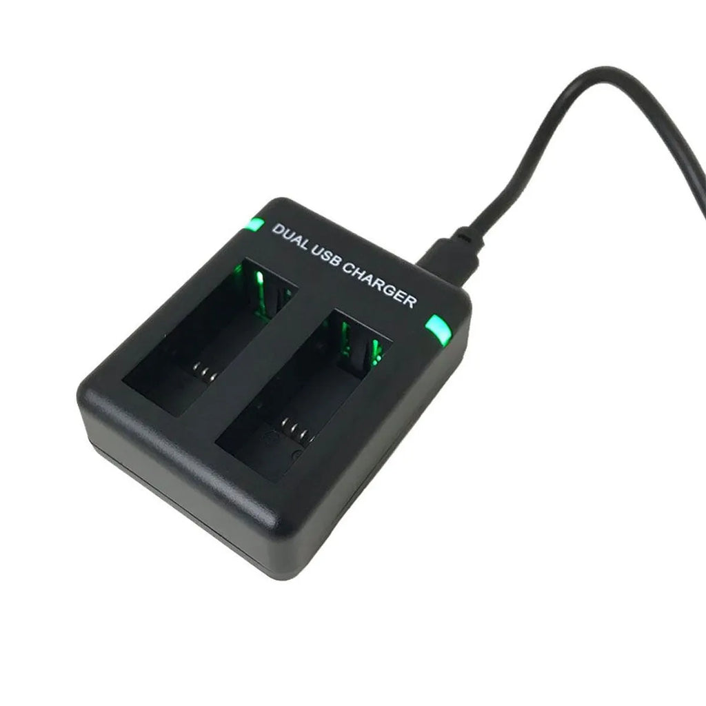 Carregador Duplo p/ Gopro Hero 5/6/7/8 Black