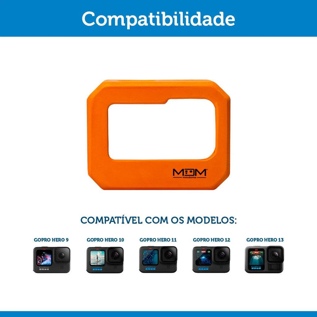 Boia Case Flutuante para Hero 9/10/11/12/13 Black