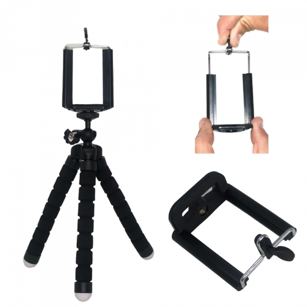 Mini Tripe Flexivel C/ Suporte para Celular