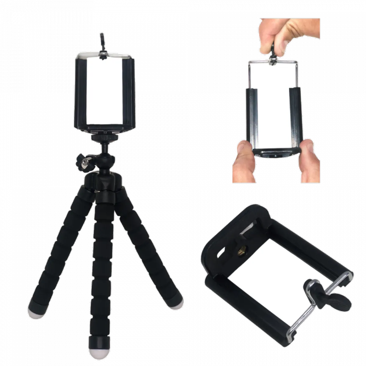 Mini Tripe Flexivel C/ Suporte para Celular