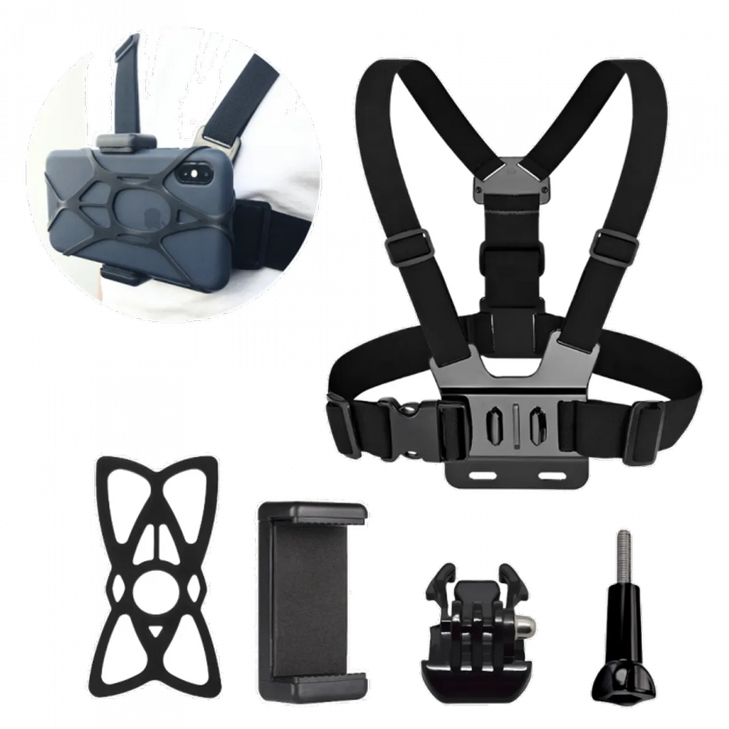 Kit Suporte de Peito Para Celular