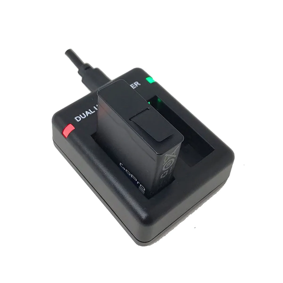 Carregador Duplo p/ Gopro Hero 5/6/7/8 Black