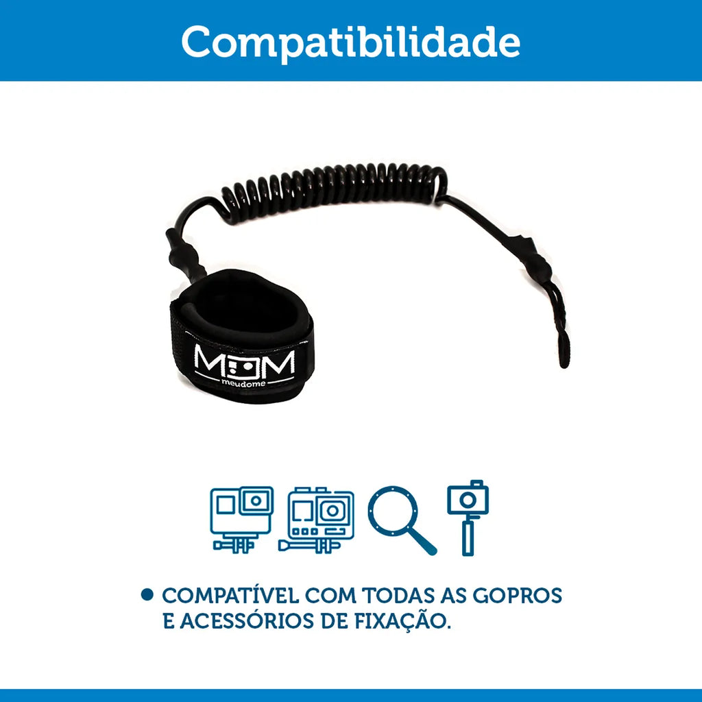Alça de Pulso LEASH p/ Câmeras - Caixa estanque  - MeuDome