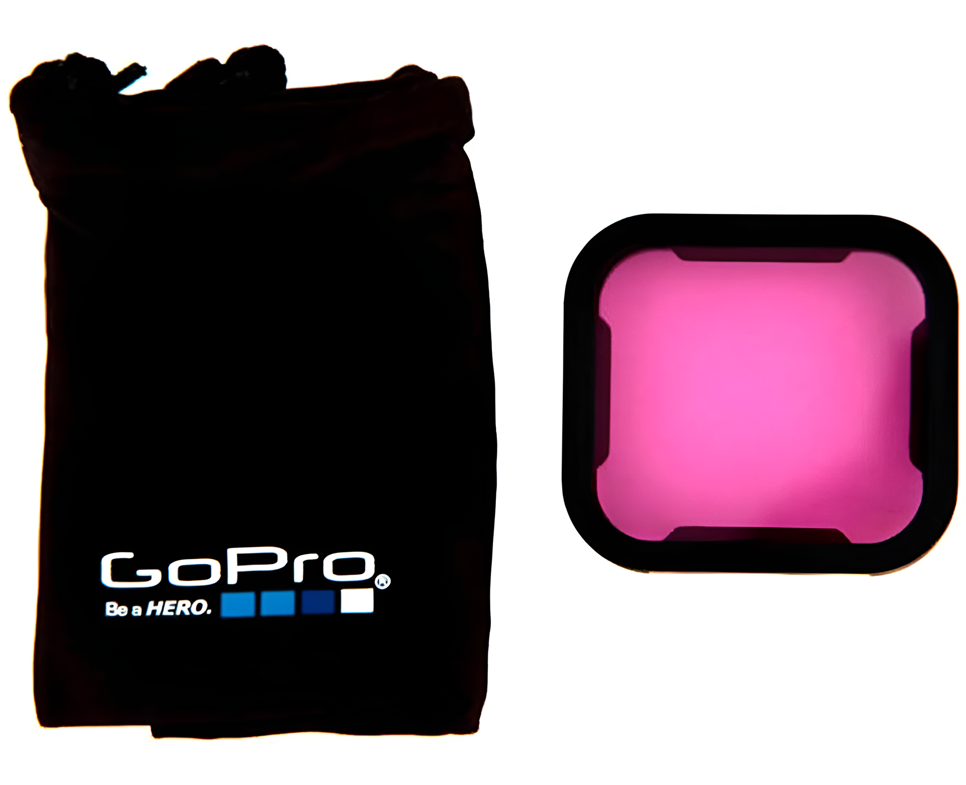 Filtro de Mergulho para Águas Verdes Oficial GoPro Magenta p/ Caixa Estanque Hero 5/6/7 Black - AAHDM-001