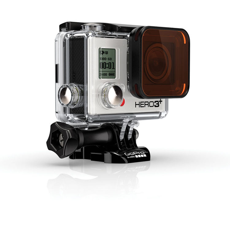 Filtro de Mergulho Vermelho Oficial GoPro para Caixa Standard (40m) HERO 3/3+/4 - ABDFR-301
