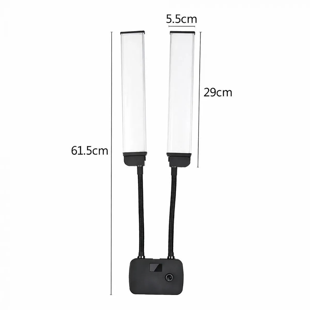 Iluminador Profissional LED Duplo Fill Light com Tripé de 2 Metros
