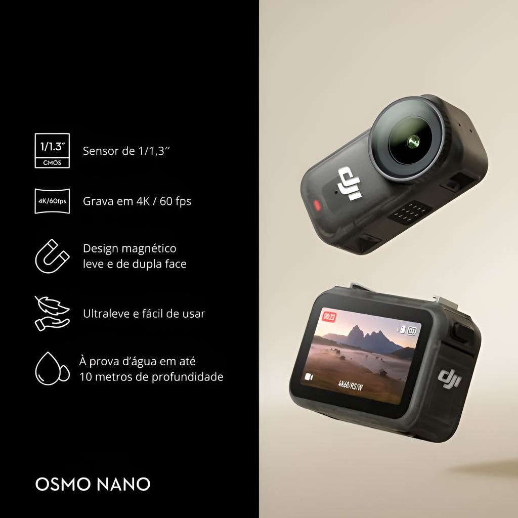 Câmera DJI Osmo Nano 128GB