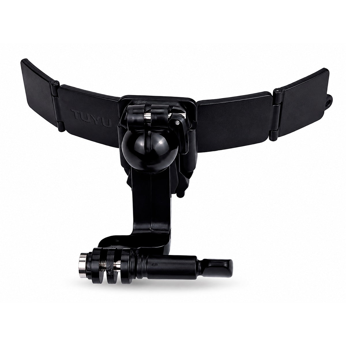 Suporte Capacete Queixo Ajustável para Câmeras de Ação com Ballhead