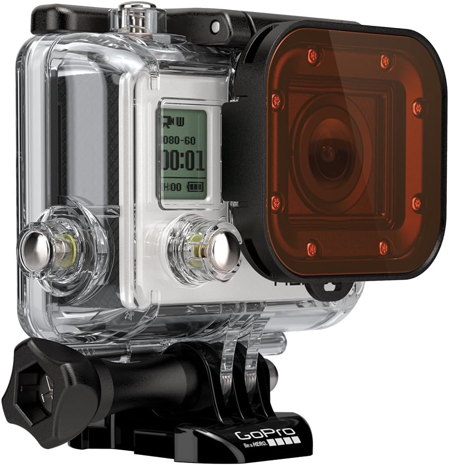 Filtro de Mergulho Vermelho Oficial GoPro para Caixa Estanque Hero 3/3+/4 - ADVFR-301