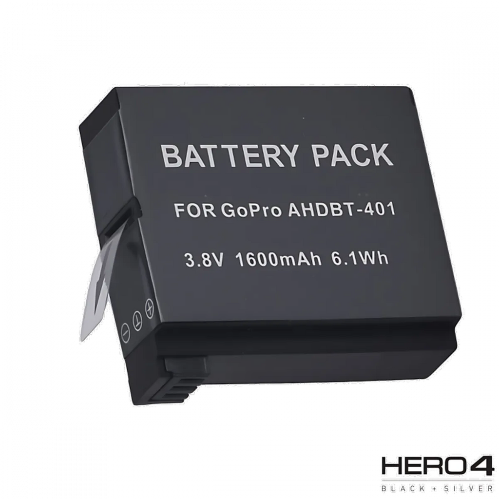 Bateria P/ Hero 4 Silver/ Black