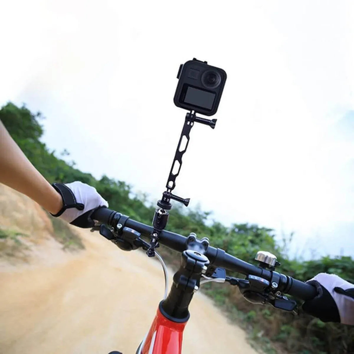 Haste de Alumínio Resistente 16,5 cm para GoPro e Câmeras de Ação