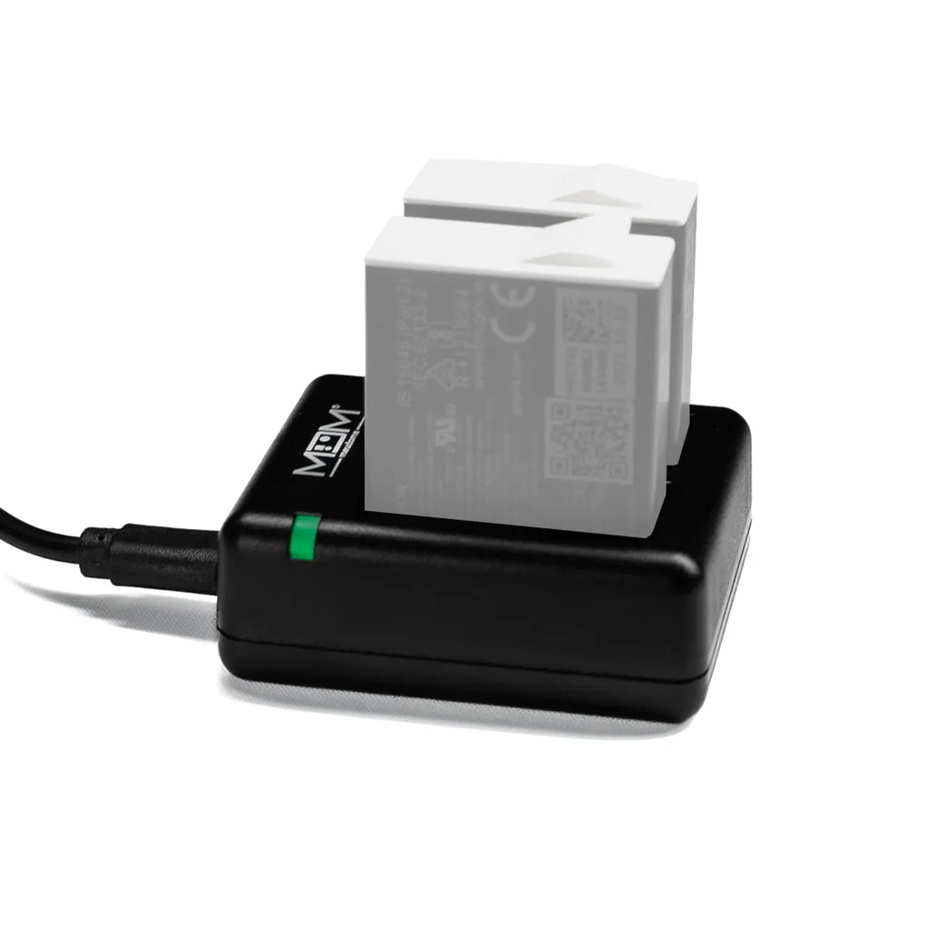 Carregador Duplo p/ GoPro Hero 9/10/11/12 Black