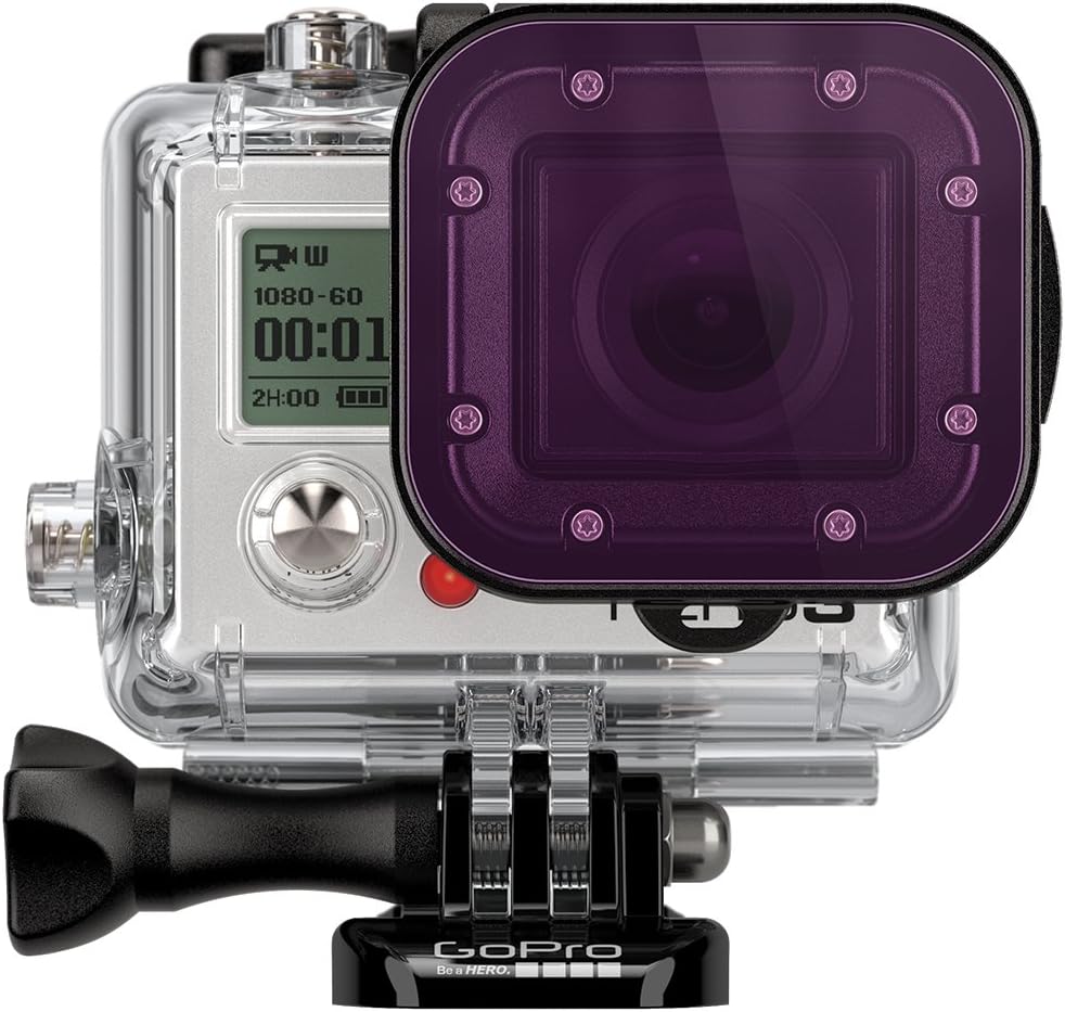 Filtro de Mergulho Magenta Oficial GoPro para Caixa Estanque Hero 3/3+/4 - ADVFM-301