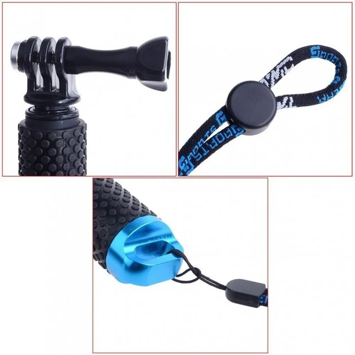 Bastão Extensor de Alumínio Curto para GoPro e Câmeras de Ação