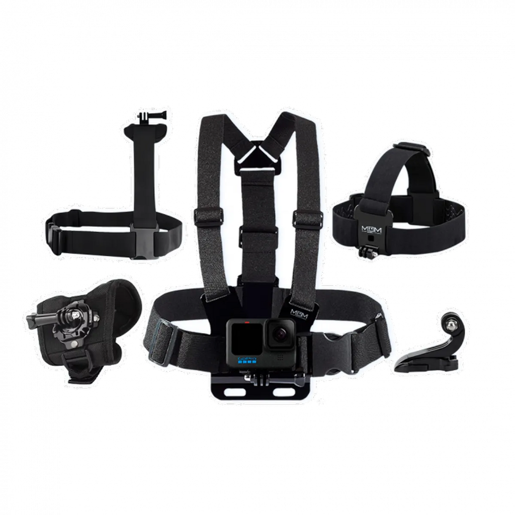 Kit Acessórios POV COMPLETO para GoPro e Câmeras de Ação
