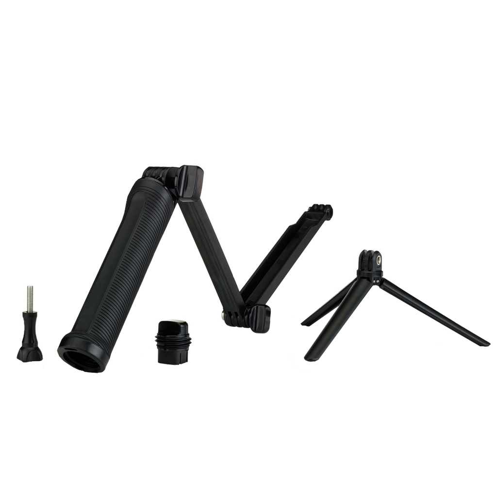 Bastão 3 Way para GoPro Tripé, Bastão de Mão e Extensor 3 em 1