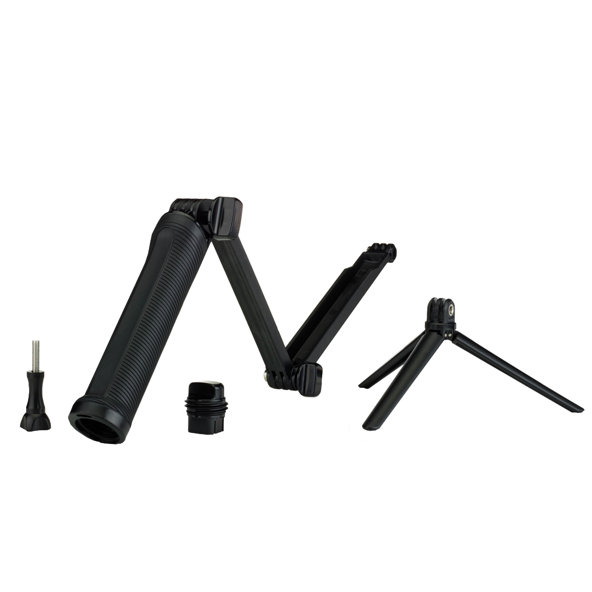 Bastão 3 Way para GoPro Tripé, Bastão de Mão e Extensor 3 em 1