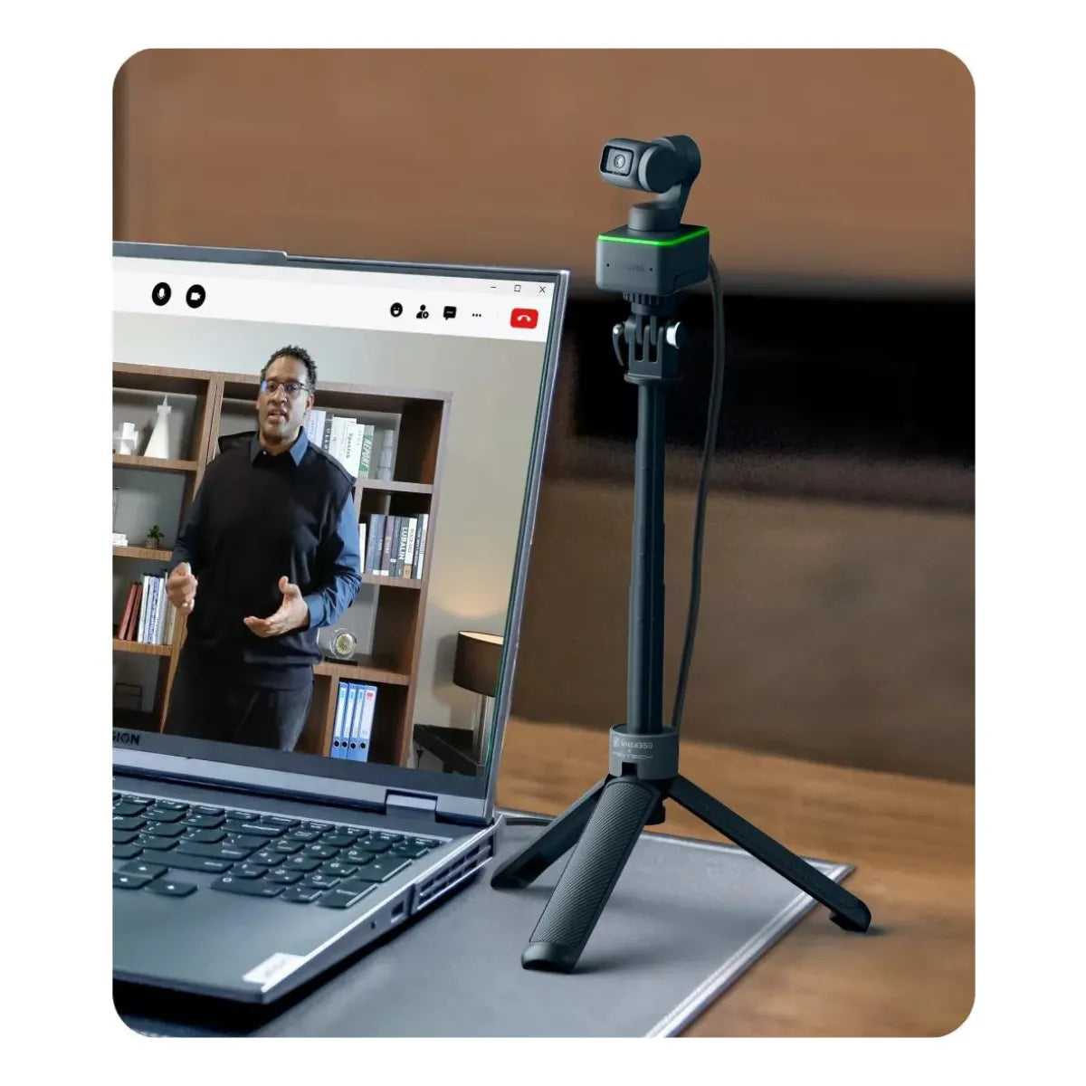 Mini Bastão de Selfie Invisível + Tripé 2 em 1 Insta360