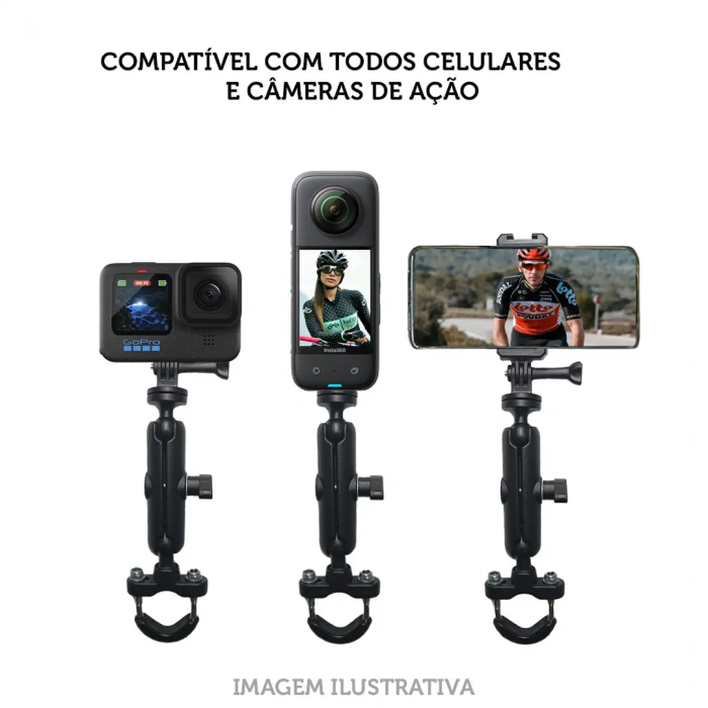 Suporte Extensivo Articulado p/ Bike e moto