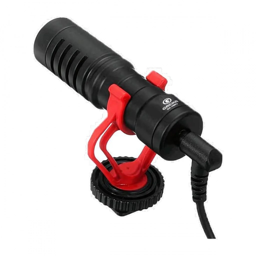 Microfone Profissional para Câmeras e Smartphones Greika GK-VM01