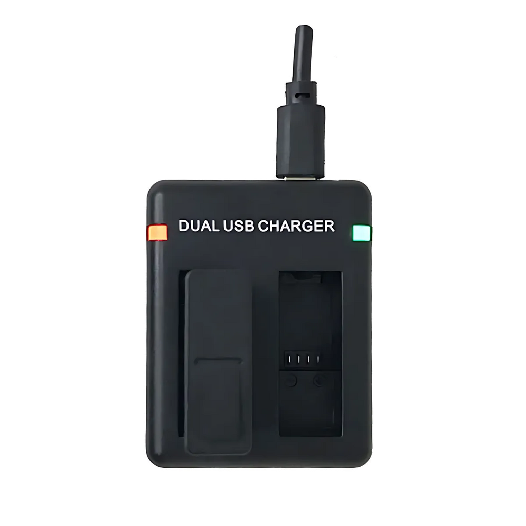 Carregador Duplo p/ Gopro Hero 5/6/7/8 Black