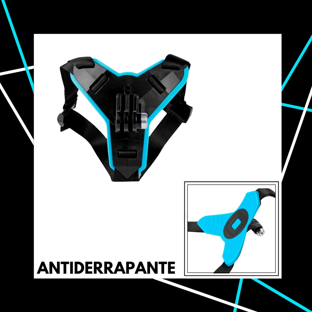 Suporte p/ Capacete (Queixo) - AZUL