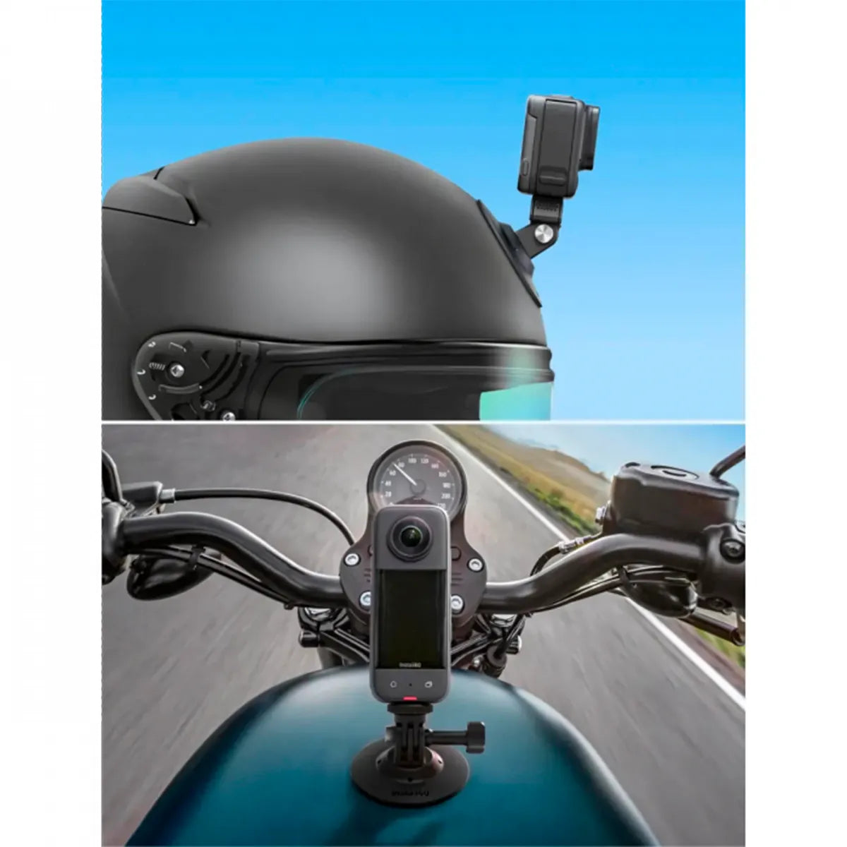 Kit Suporte Para Moto Insta360 Bundle