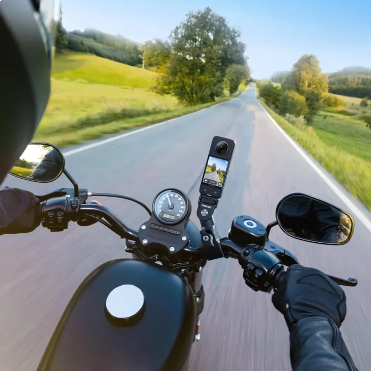 Kit Suporte Para Moto Insta360 Bundle