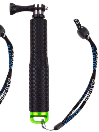Bastão Extensor de Alumínio Curto para GoPro e Câmeras de Ação