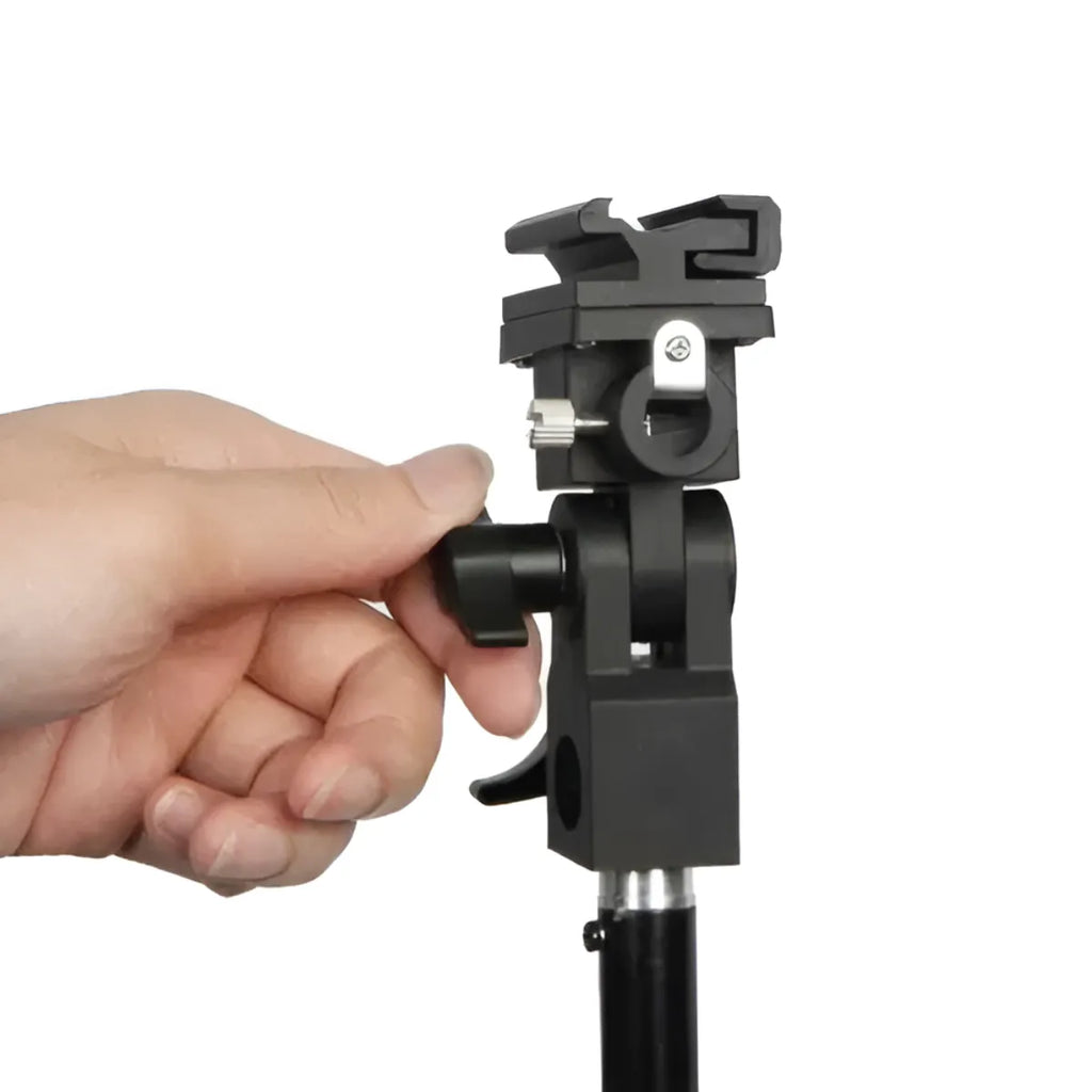 Suporte Adaptador P/ Uso De Flash Em Tripé Com Sombrinha