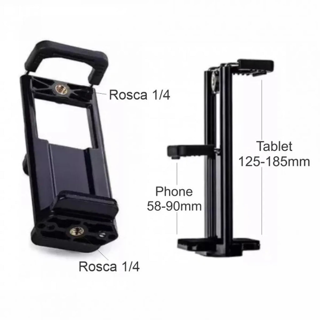 Suporte Celular Tablet iPad iPhone Para Tripe  Rosca 1/4