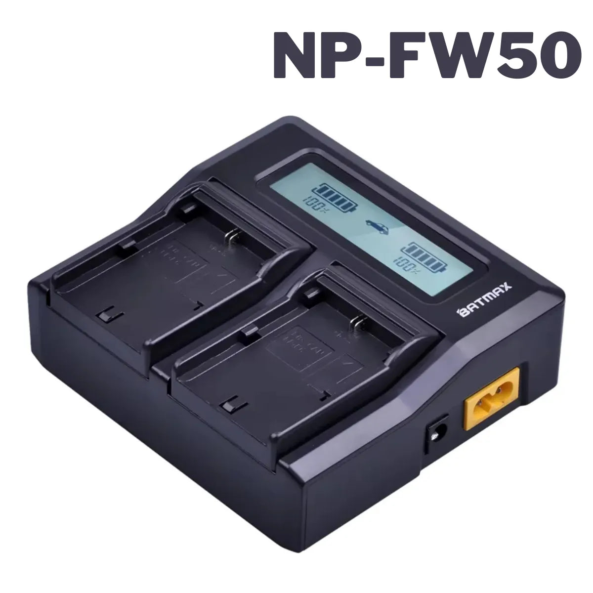 Carregador para Baterias NP-FW50 Duplo Carregamento Rápido Turbo