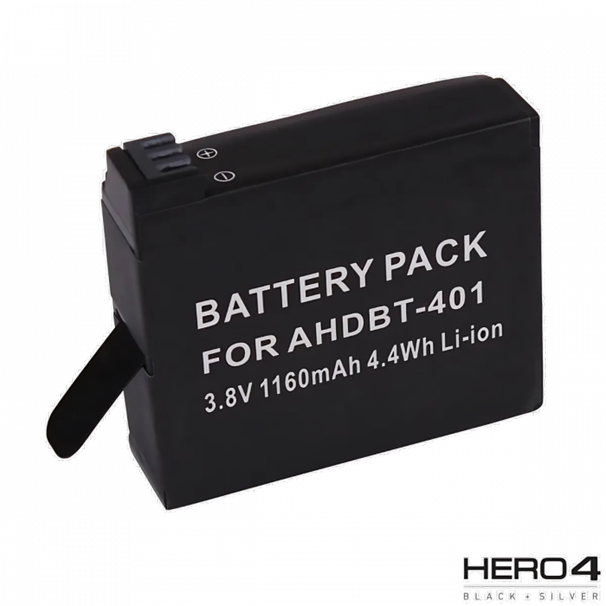 Bateria P/ Hero 4 Silver/ Black
