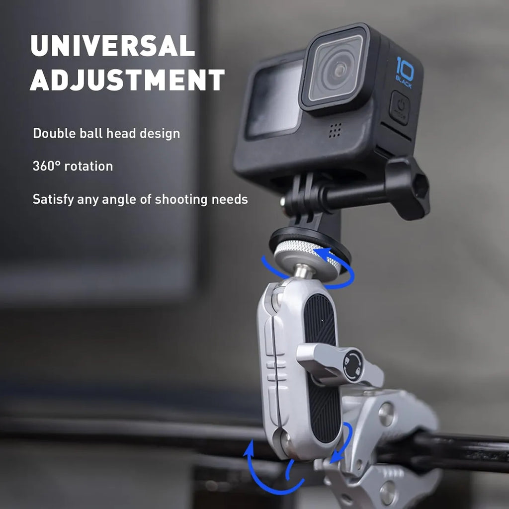Suporte Garra de Metal Articulada com Trava Para Guidão