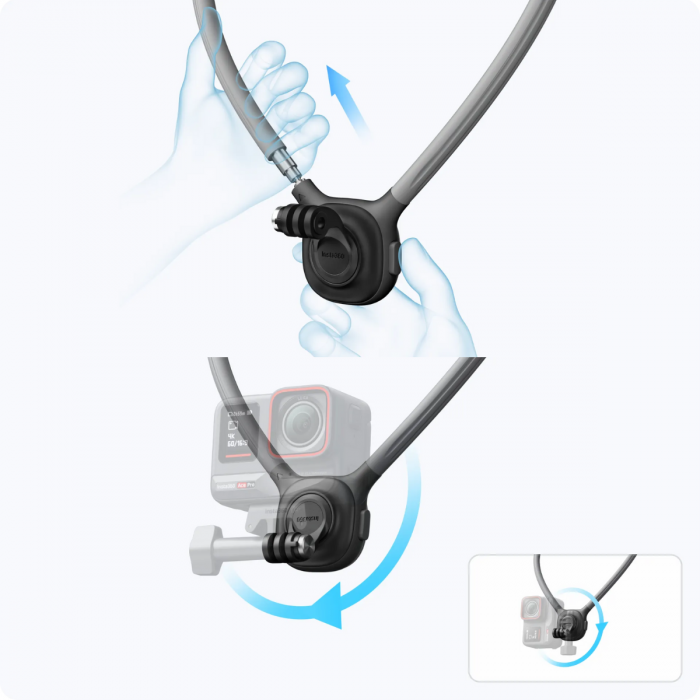 Suporte para Pescoço Colar Original Insta360 - CINSCAVH