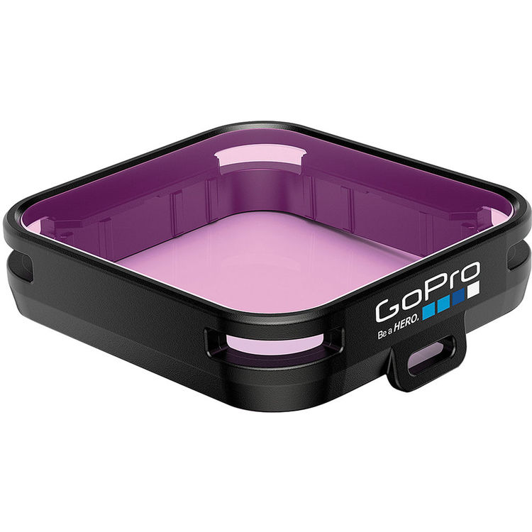 Filtro de Mergulho Magenta Oficial GoPro para Caixa Standard (40m) HERO 3/3+/4  - ABDFM-301