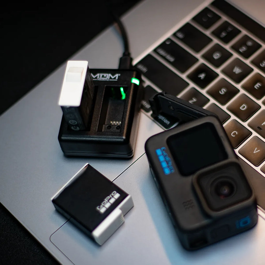 Carregador Duplo p/ GoPro Hero 9/10/11/12 Black