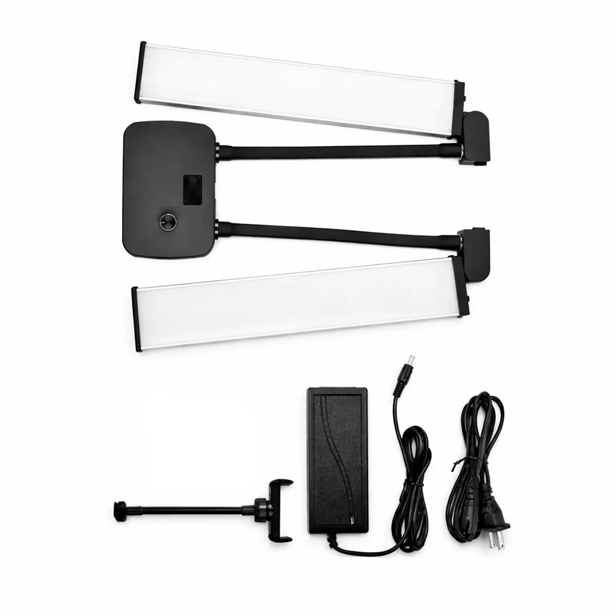 Iluminador Profissional LED Duplo Fill Light com Tripé de 2 Metros