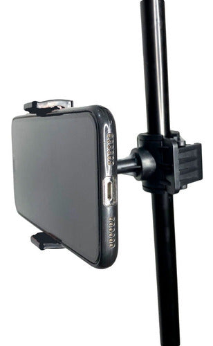 Suporte De Retrovisor Para Celular Gps 360 Graus Articulado
