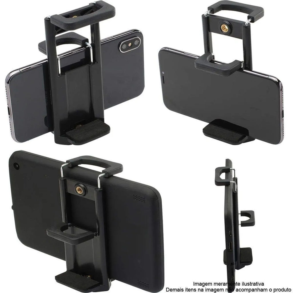 Suporte Celular Tablet iPad iPhone Para Tripe  Rosca 1/4