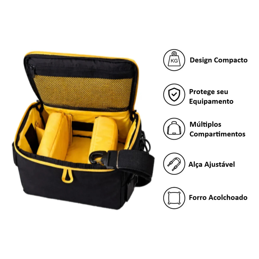 Bolsa para Câmeras e Equipamentos Fotográficos - Grande