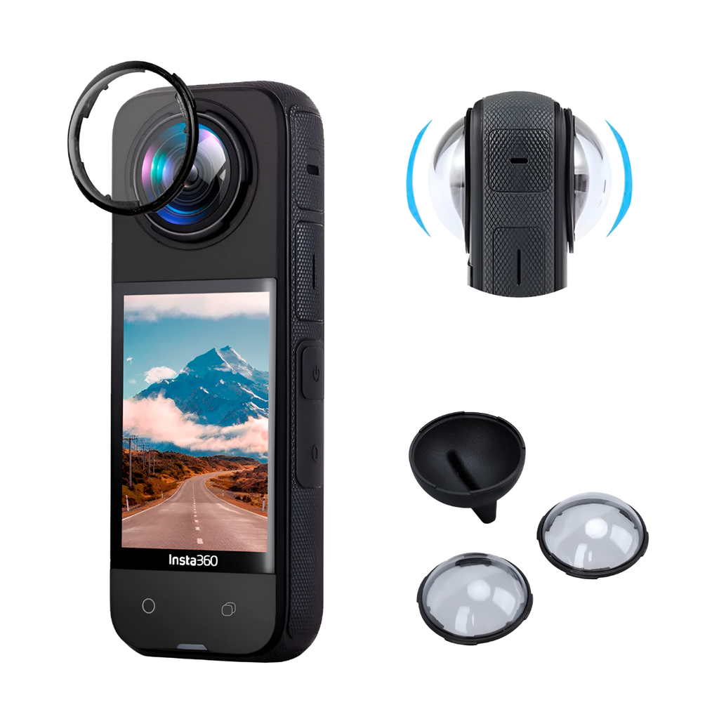 Protetor de Lente Premium para Insta360 X4 em Vidro Temperado