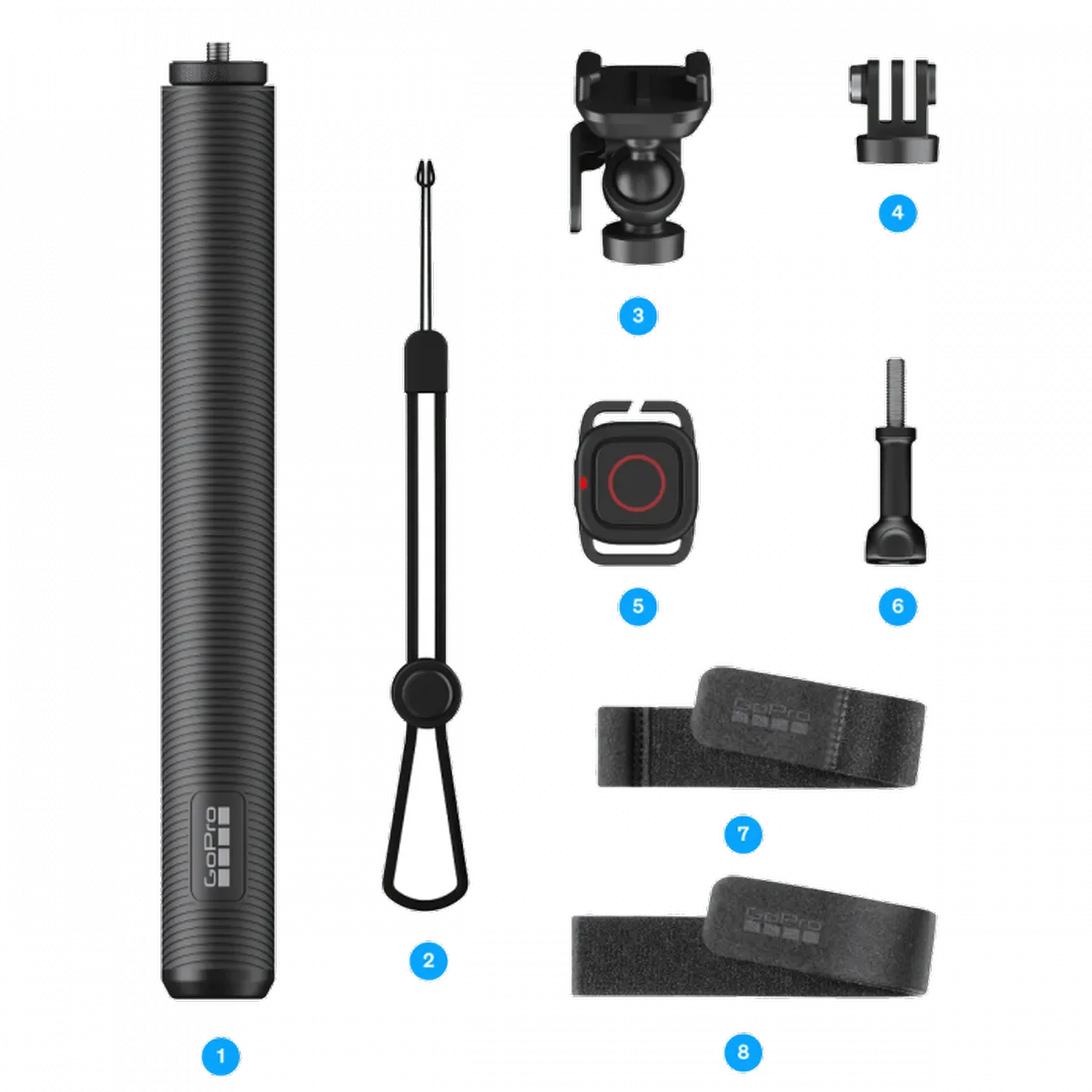 Bastão extensor + Controle Remoto à prova d'água GoPro - AGXTS-002