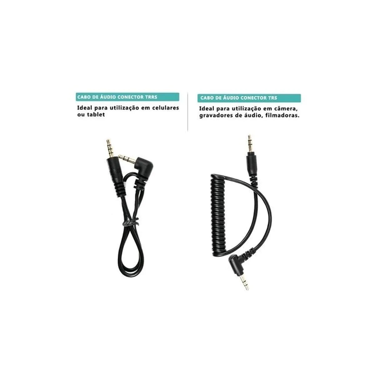 Microfone Profissional para Câmeras e Smartphones Greika GK-VM01