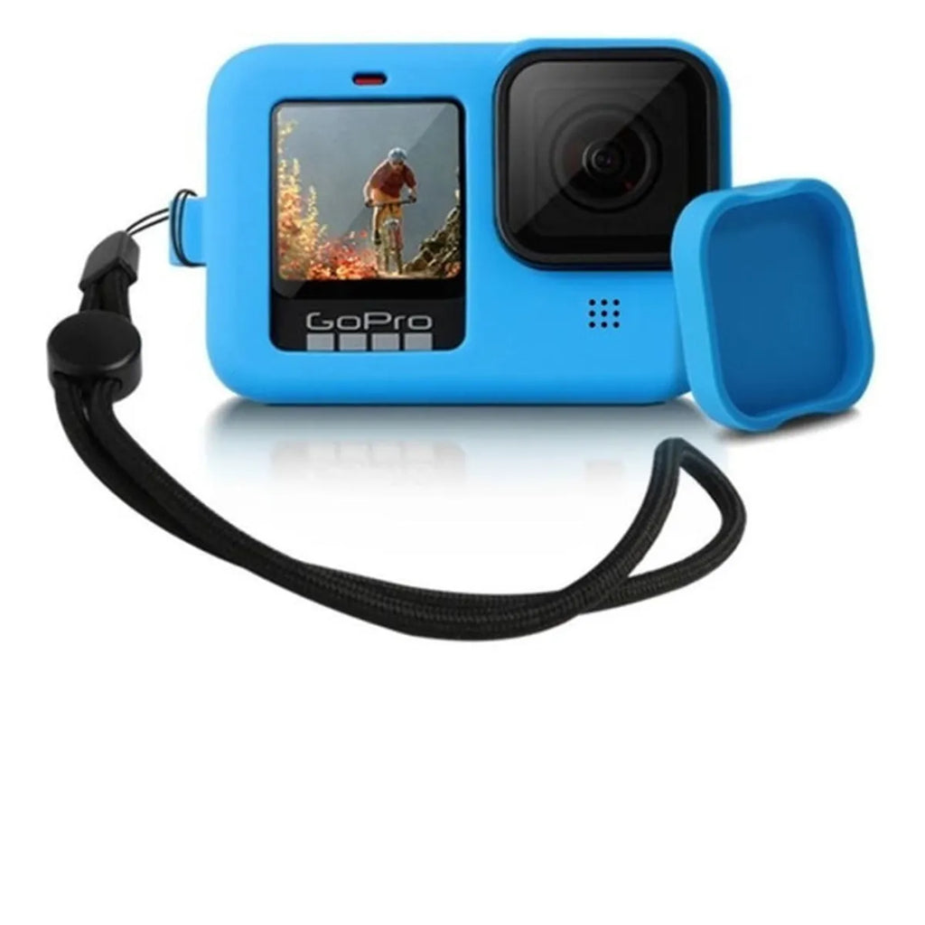 Capa de Silicone com Tampa para GoPro HERO 9/10/11/12