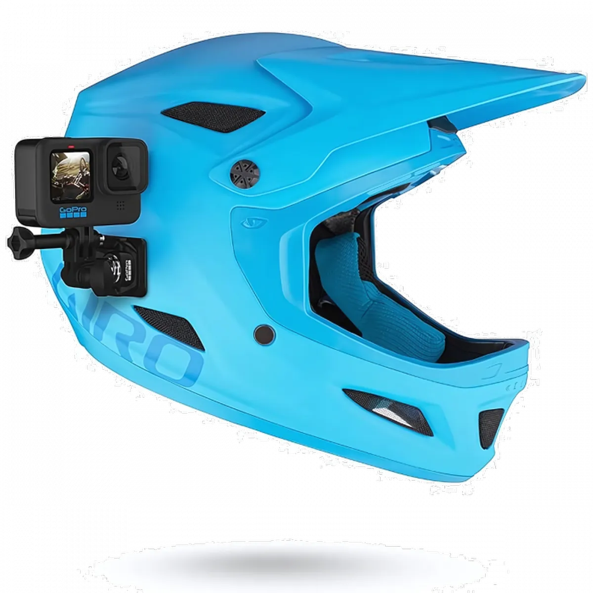Suporte Gopro Frontal e Lateral para Capacete - AHFSM-001