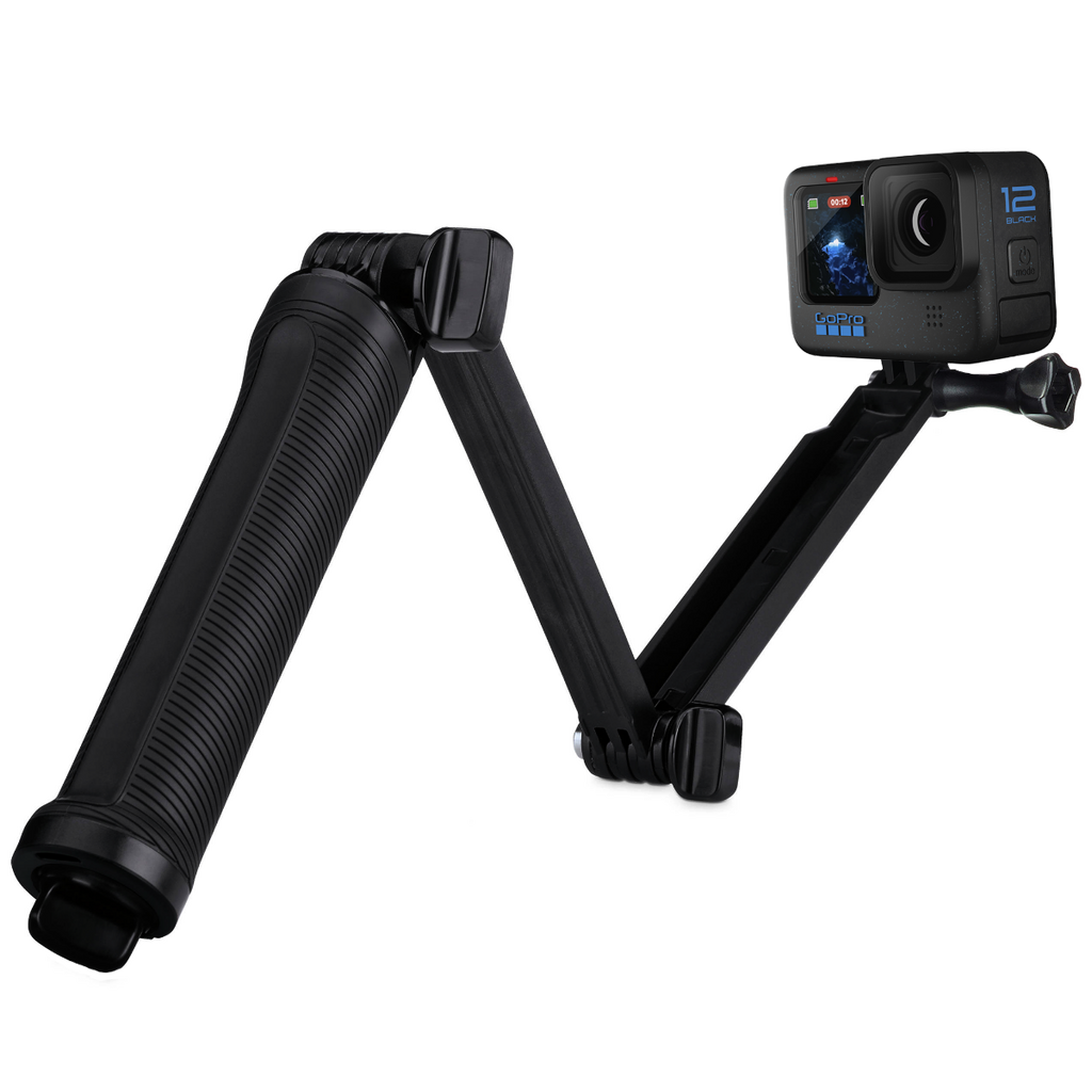 Bastão 3 Way para GoPro Tripé, Bastão de Mão e Extensor 3 em 1